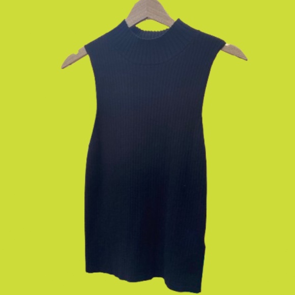 Madewell Tops - Black Ribbed sleeveless top Madewell Medium EUC